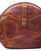 Madosh Genuine Leather Crossbody Sling Bag |Brown Leather Bag | Unique Round layout |Spacious Compartments| Women everyday use.